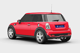 汽車轎車psd樣機