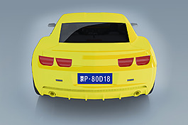 汽車轎車psd樣機