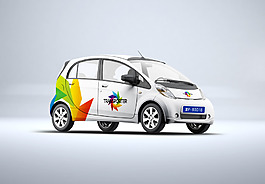汽車 轎車 psd樣機(jī)