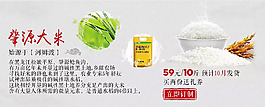 淘寶 海報 大米