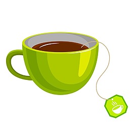 时尚绿茶