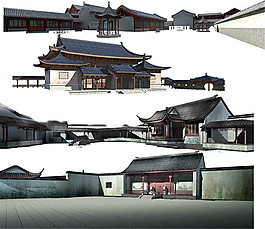 古典建筑圖片大全psd素材