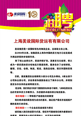招聘海報(bào)