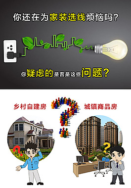 詳情解析頁  家裝布線詳情 淘寶天貓詳情
