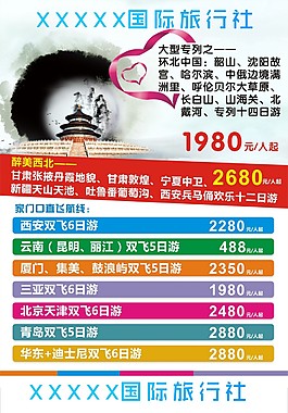 旅游海報