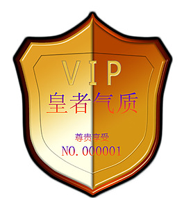 高档异形设计盾牌模板