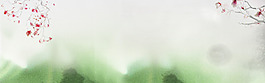秋冬文藝范唯美女裝背景banner