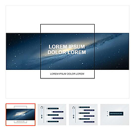 浩瀚宇宙ppt模板下載