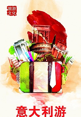 意大利旅行海報