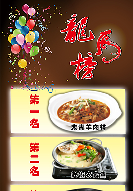 展架 銷售榜 龍虎榜