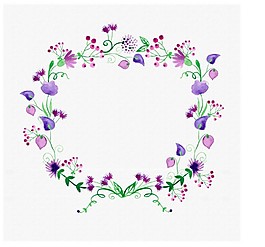 精致鲜花边框