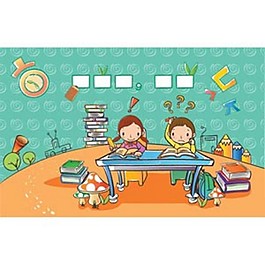 在課堂上學習剪輯藝術的孩子