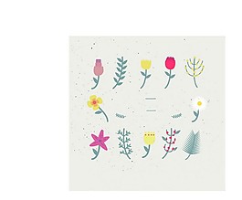 素雅小花素材