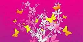 花朵和蝴蝶