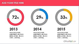 時尚商務PPT圖表信息模板