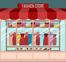 平面設(shè)計(jì)服裝店櫥窗