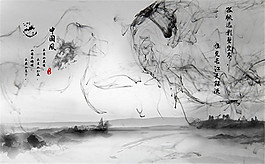 中國風(fēng)海報設(shè)計psd素材