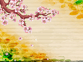 花背景