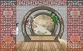 中式背景