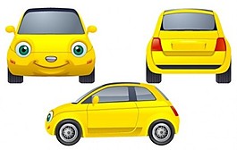 黃色的車