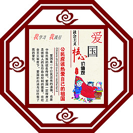 墻體外框愛國