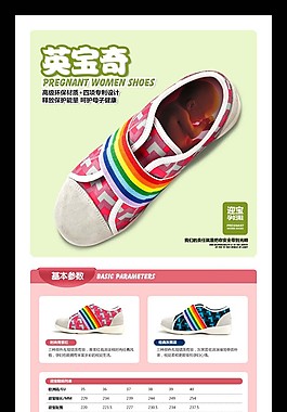 英玉奇 女鞋詳情頁(yè)P(yáng)SD素材下載