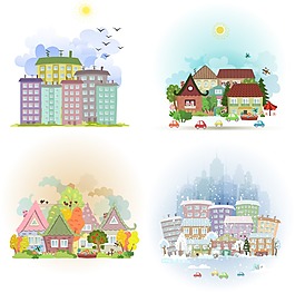 卡通建筑
