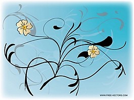花藝背景圖案