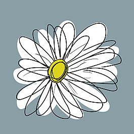 手繪小雛菊