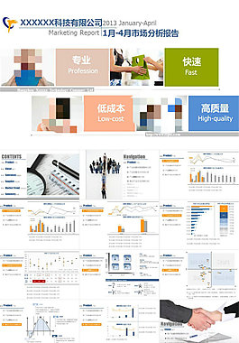 科技公司產(chǎn)品市場(chǎng)分析報(bào)告ppt模板通用版