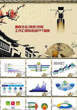廉政文化ppt模板