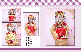 PSD相冊(cè)婚紗模板 兒童藝術(shù) PSD模板