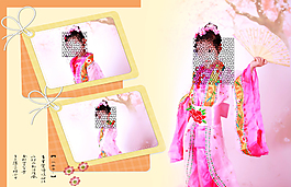 PSD相冊(cè)婚紗模板 兒童藝術(shù) PSD模板
