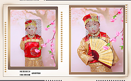 PSD相冊婚紗模板 兒童藝術 PSD模板