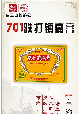 鎮痛膏海報