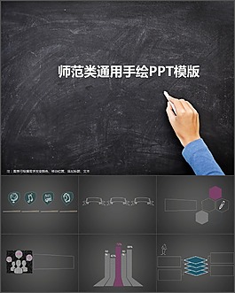 手繪教學(xué)應(yīng)用主題PPT模版下載