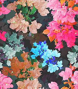 樹葉印花圖案