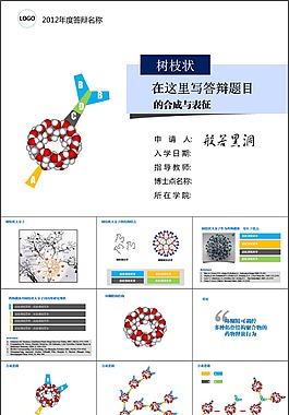 多彩活潑型學(xué)術(shù)答辯PPT模板