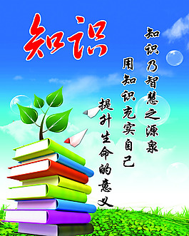 知識(shí) 文化展板
