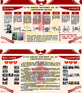 紅十字會海報展板