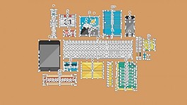 【扁平素材】辦公用品