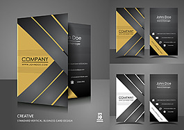 灰色高檔商務(wù)名片圖片