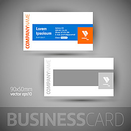 簡潔商務(wù)名片設(shè)計(jì)圖片