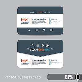 簡約商務(wù)標(biāo)志名片圖片