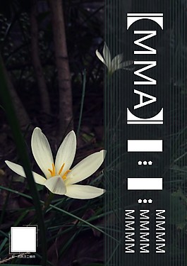 大氣暗色花