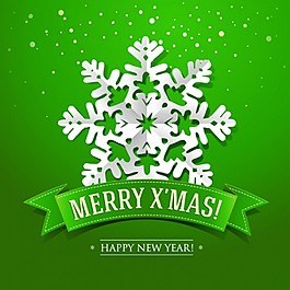綠雪背景矢量免費