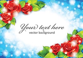 美麗的花朵幀背景矢量免費(fèi)