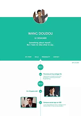 简约质感-WANG DOUDOU的个人简历