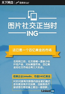 淡藍風格-圖片社交正當時
