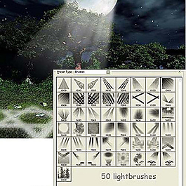 射光 光芒Photoshop笔刷